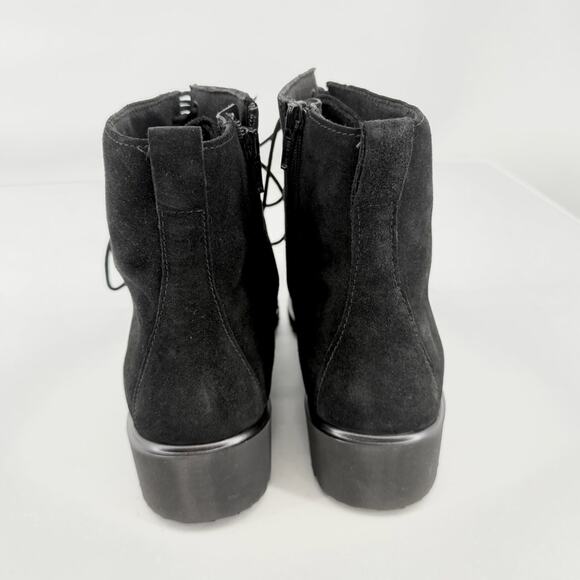 NEW Munro Women's Black Suede Finnley Lace Up Ankle Boots Size 9M - Picture 6 of 8